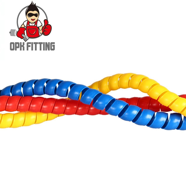 Manguito protector en espiral Protector de manguera de plástico PP para manguera hidráulica