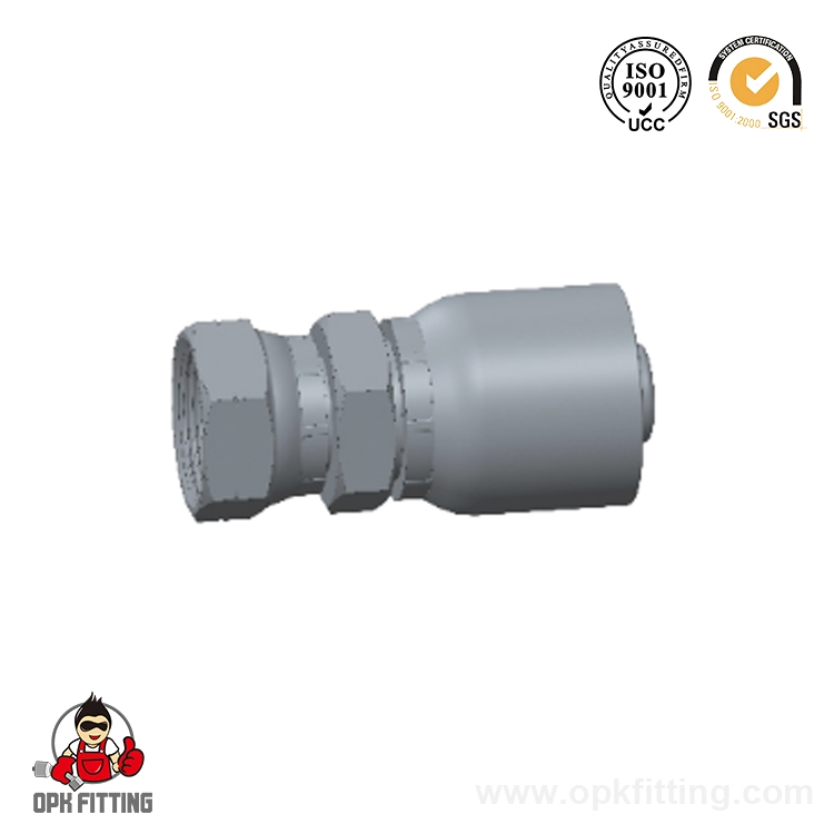 22611DSM-RW BSP Hembra60° Cono Doble Hexágono