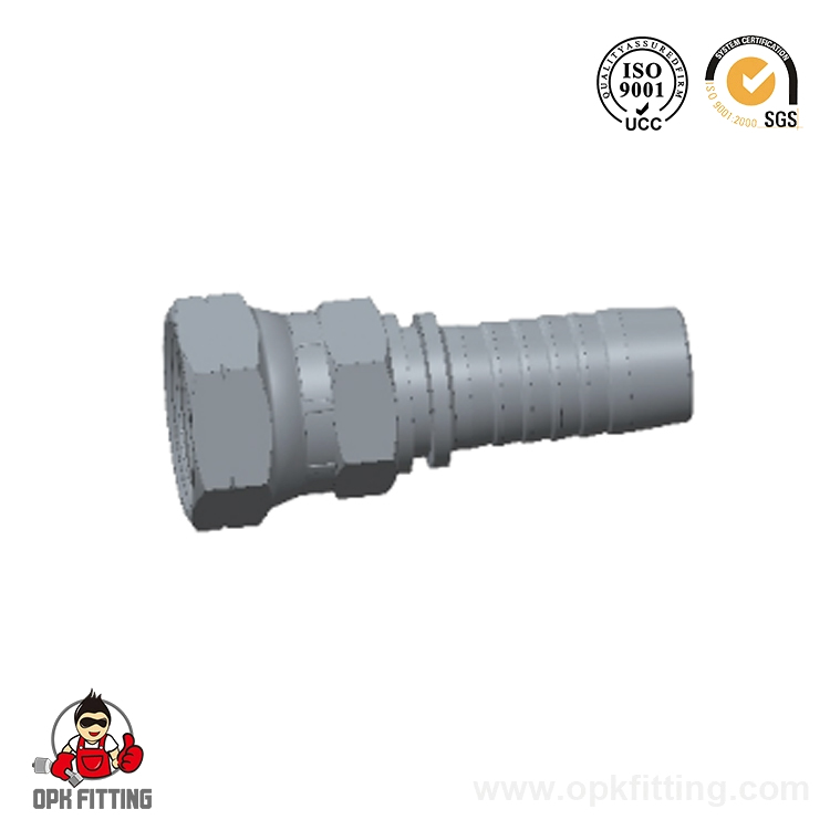 22611D-SM BSP Hembra Hexágono Doble Cono 60°