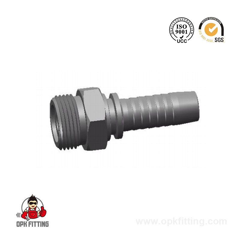 Sello plano macho métrico con junta tórica JB 10311