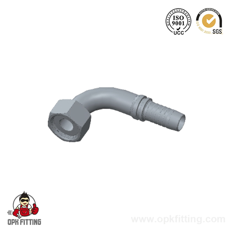 Asiento plano femenino métrico 90° 20291